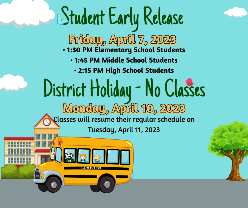 Student Early Release Antonio M. Bruni Elementary School