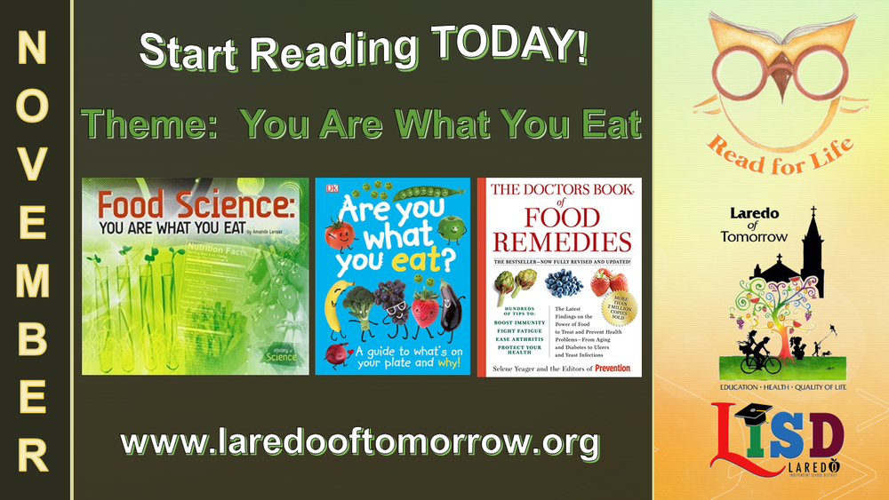 Read for Life:  You Are What You Eat