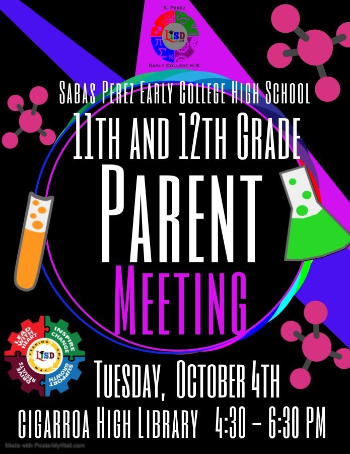 11th and 12th Grade Parent Meeting
