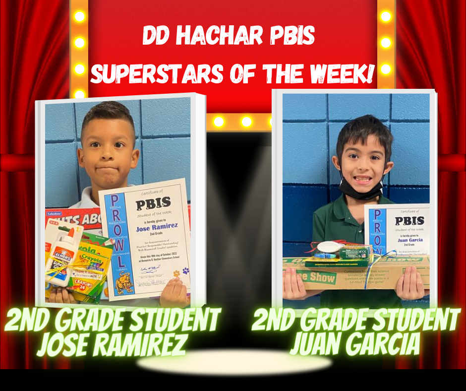 PBIS Student of the Week!