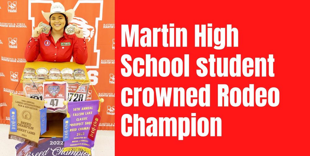 Martin High School student crowned Rodeo Champion