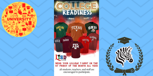 ​Wear your college shirt every 1st Friday of the month! 🎓