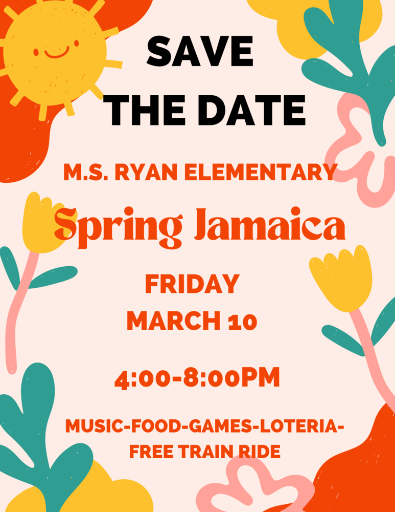 Spring Jamaica - March 10 - 4 to 8 pm