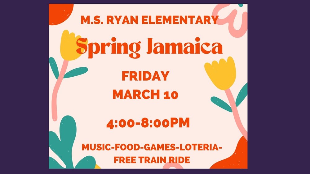 Ryan Spring Jamaica - Friday, March 10th - 4pm - 8 pm