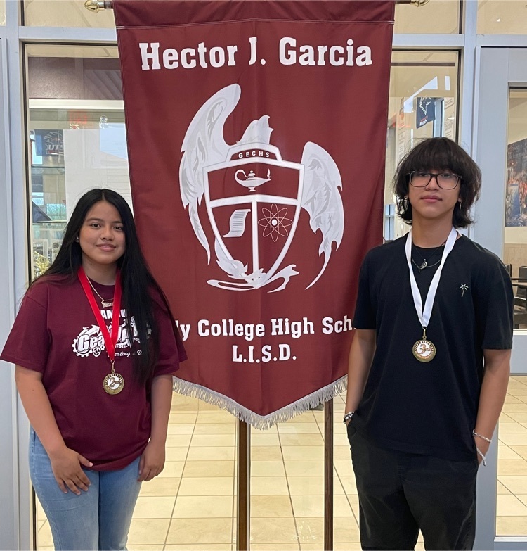 Congratulations to Yasmin Barron, who earned a 2nd place medal, and Mario Mora earned a 3rd place medal at the LISD chess tournament on April 23rd.