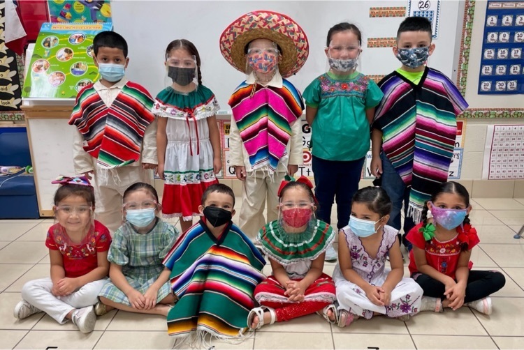 Ms. Gutierrez’s Pre-K 4 class dressing Mexican for Cinco de Mayo.
