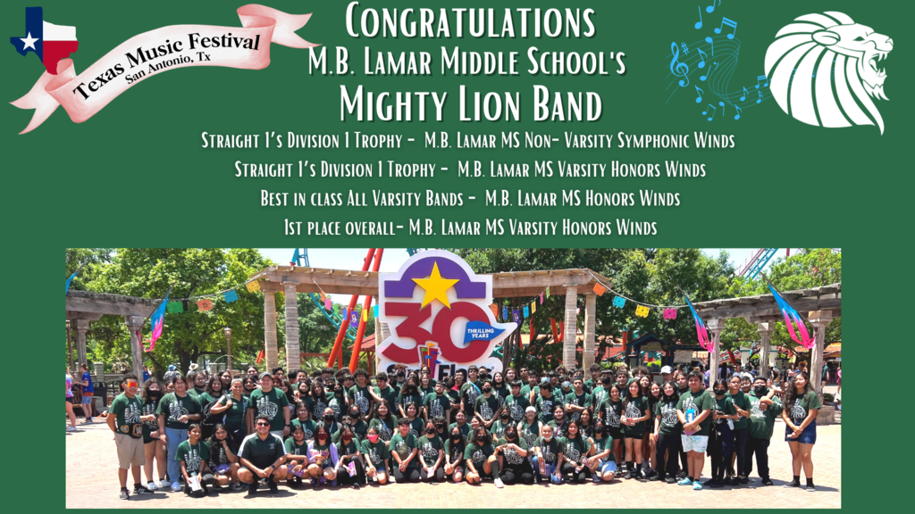Texas Music Festival Band wins 1st Place Over All