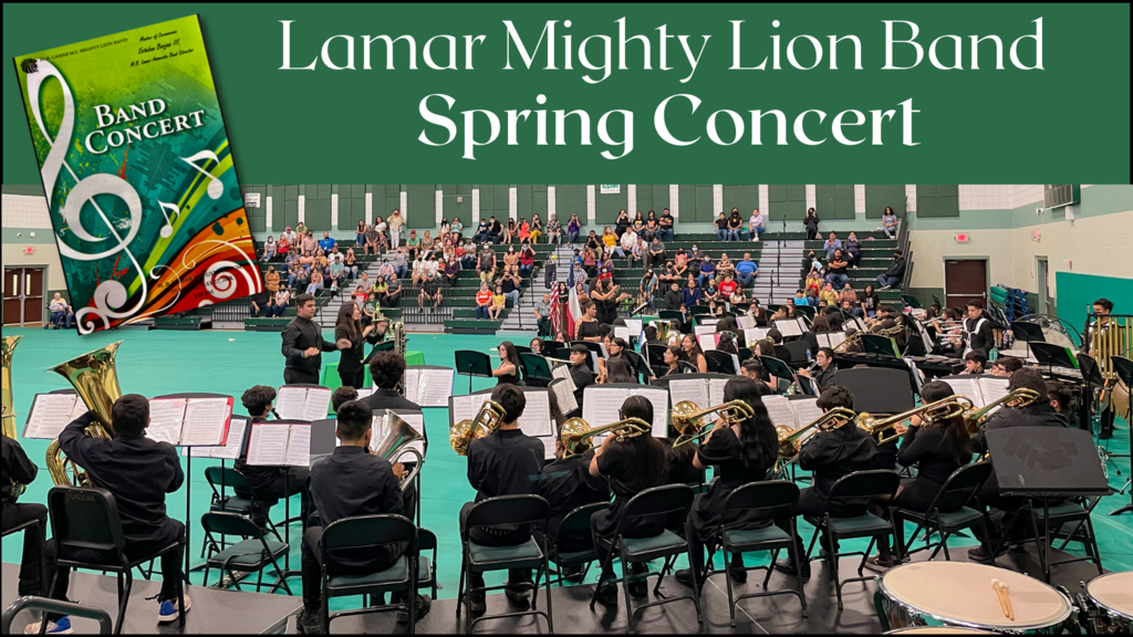 Lamar Mighty Lion Band Spring Concert