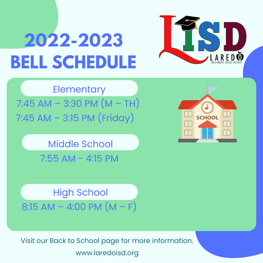 2022-2023 Bell Schedule