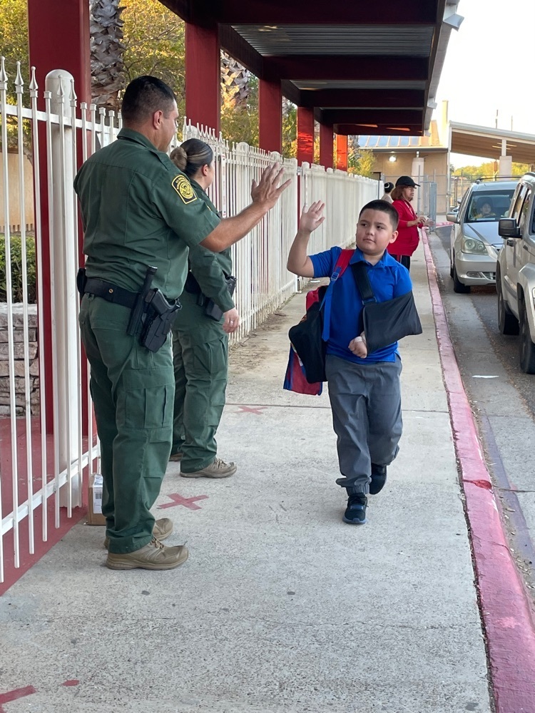US Border Patrol Welcomes Students