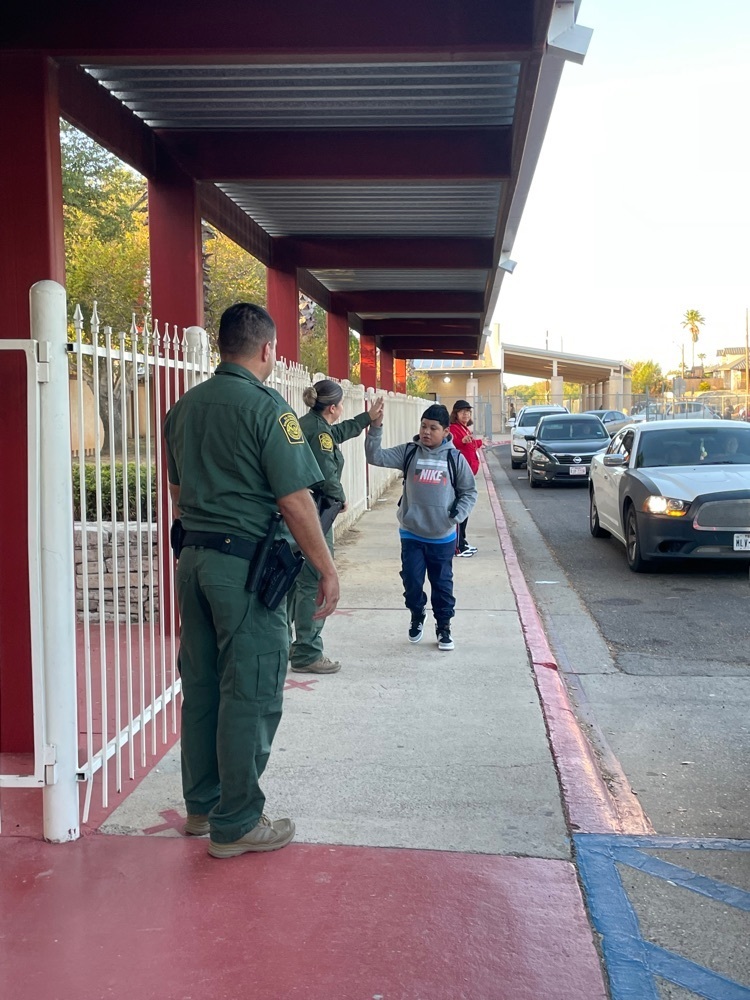 US Border Patrol Welcomes Students 