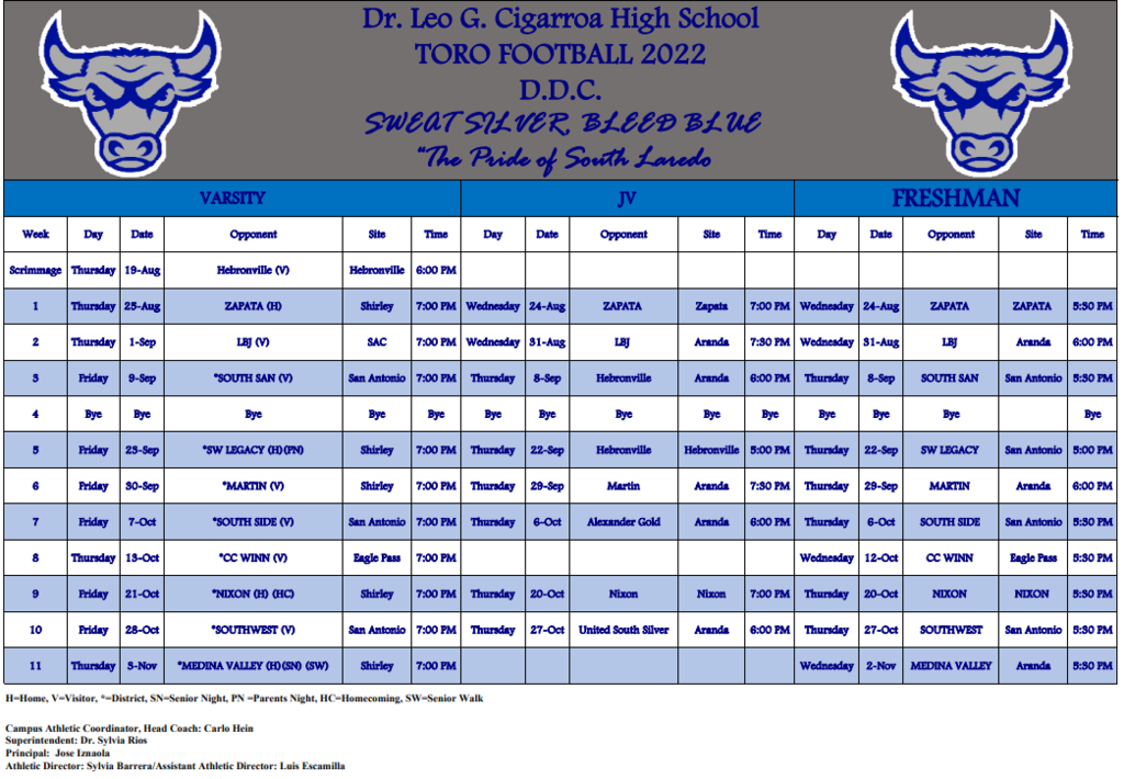 Live Feed Dr. Leonides G. Cigarroa High School