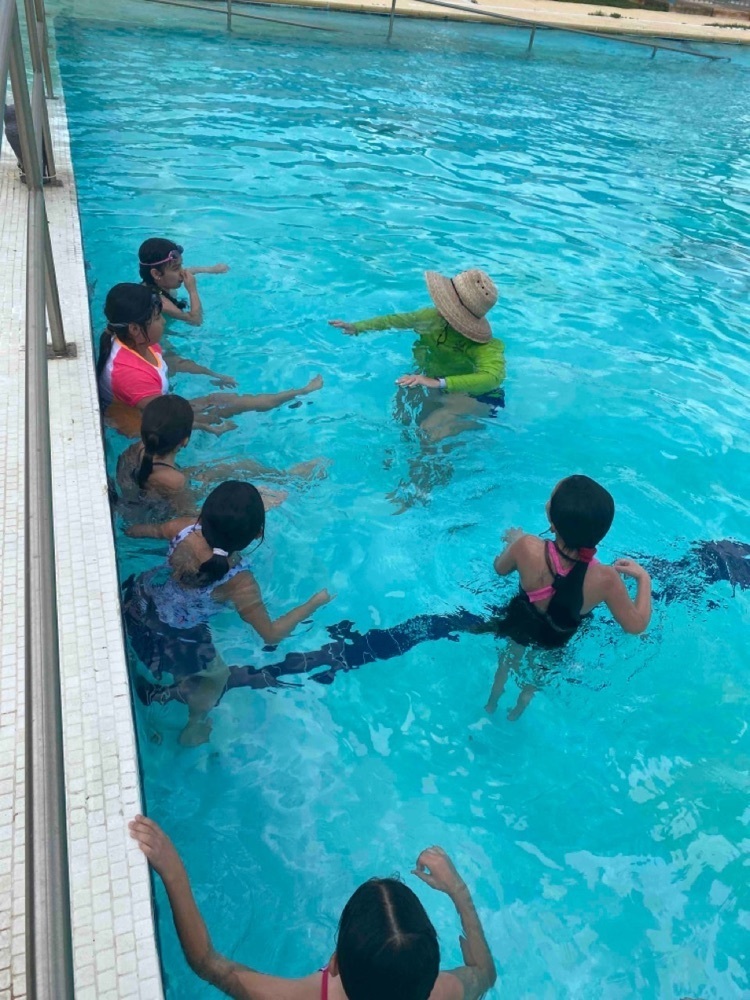 swimming