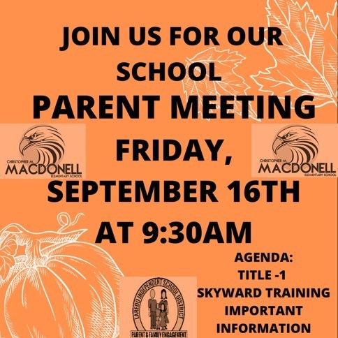 Parent Meeting Flyer