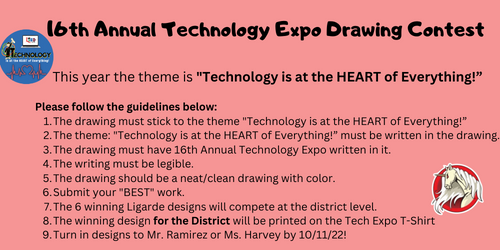 16th Annual Technology Expo Drawing Contest