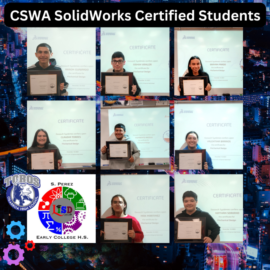 Solidworks Certified Students