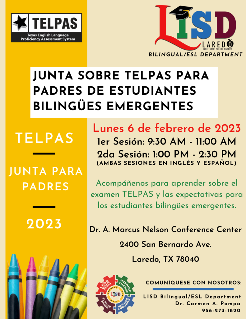 TELPAS Meeting in Spanish Flyer