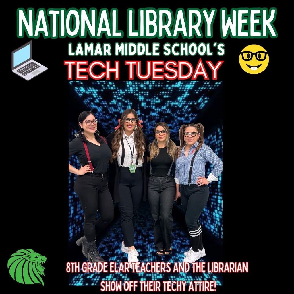 HAPPY NATIONAL LIBRARY WEEK - TECH TUESDAY