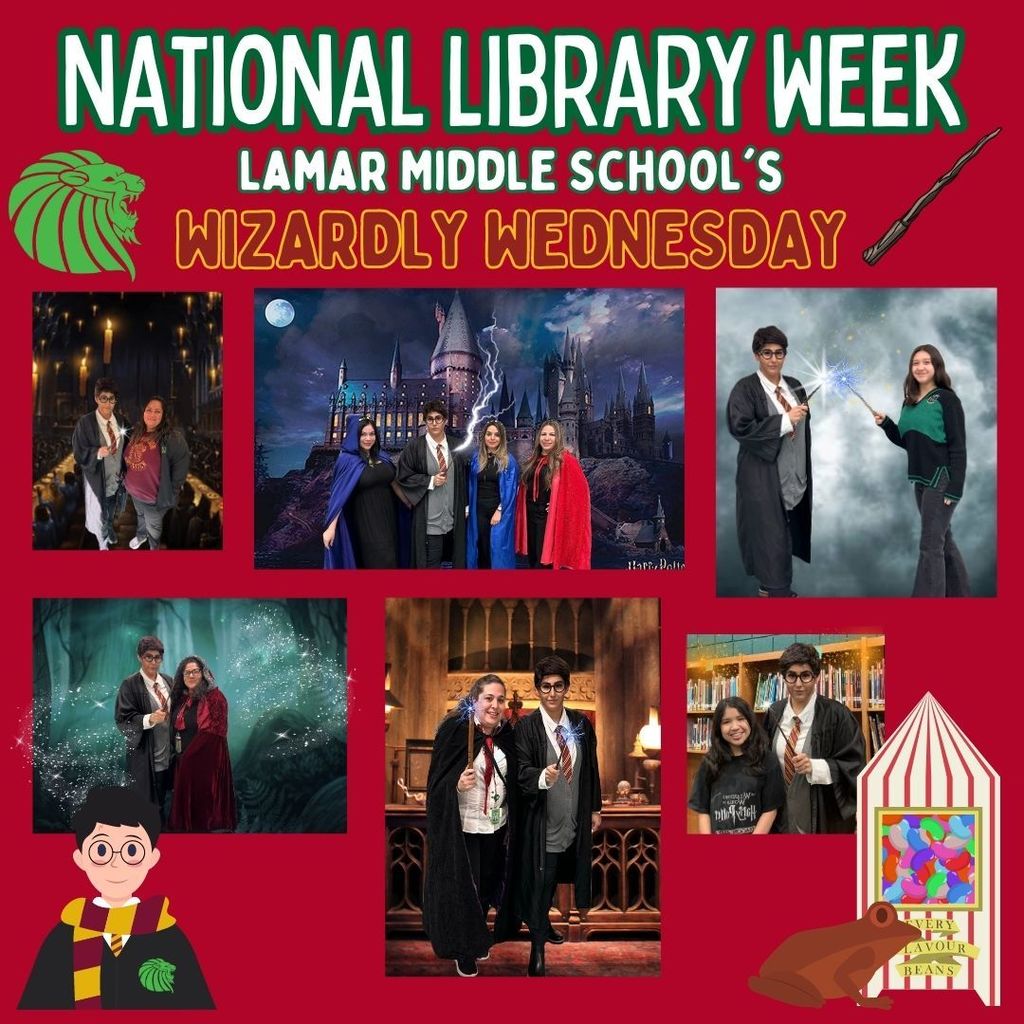 HAPPY NATIONAL LIBRARY WEEK - WIZARDLY WEDNESDAY