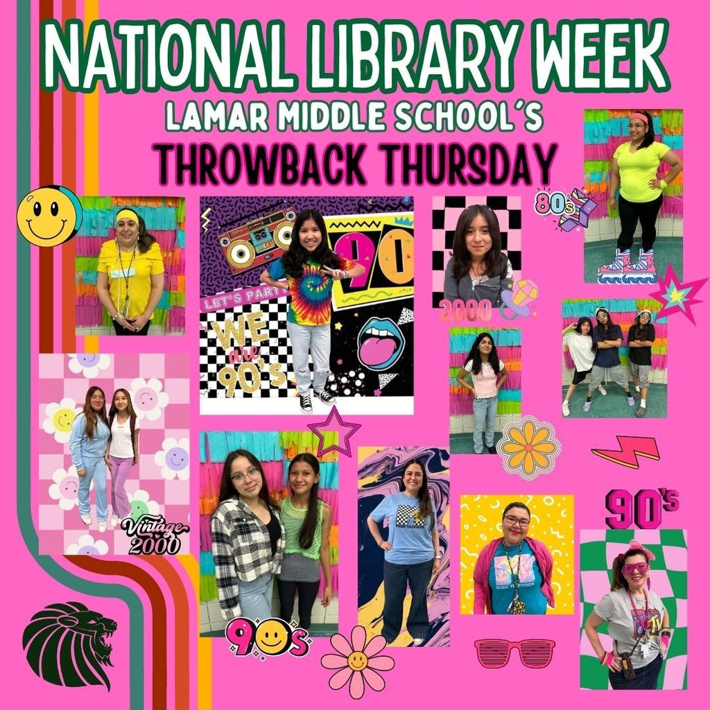 HAPPY NATIONAL LIBRARY WEEK - THROWBACK THURSDAY