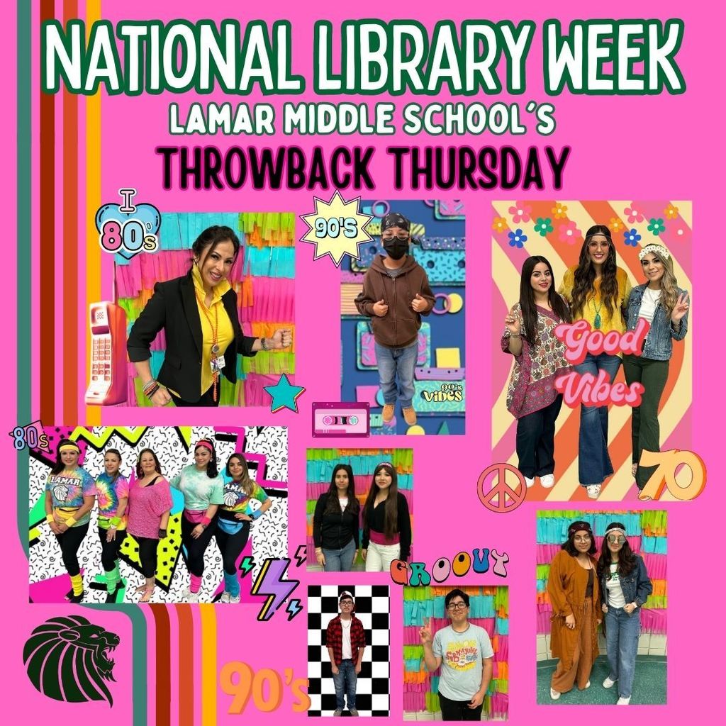 HAPPY NATIONAL LIBRARY WEEK - THROWBACK THURSDAY